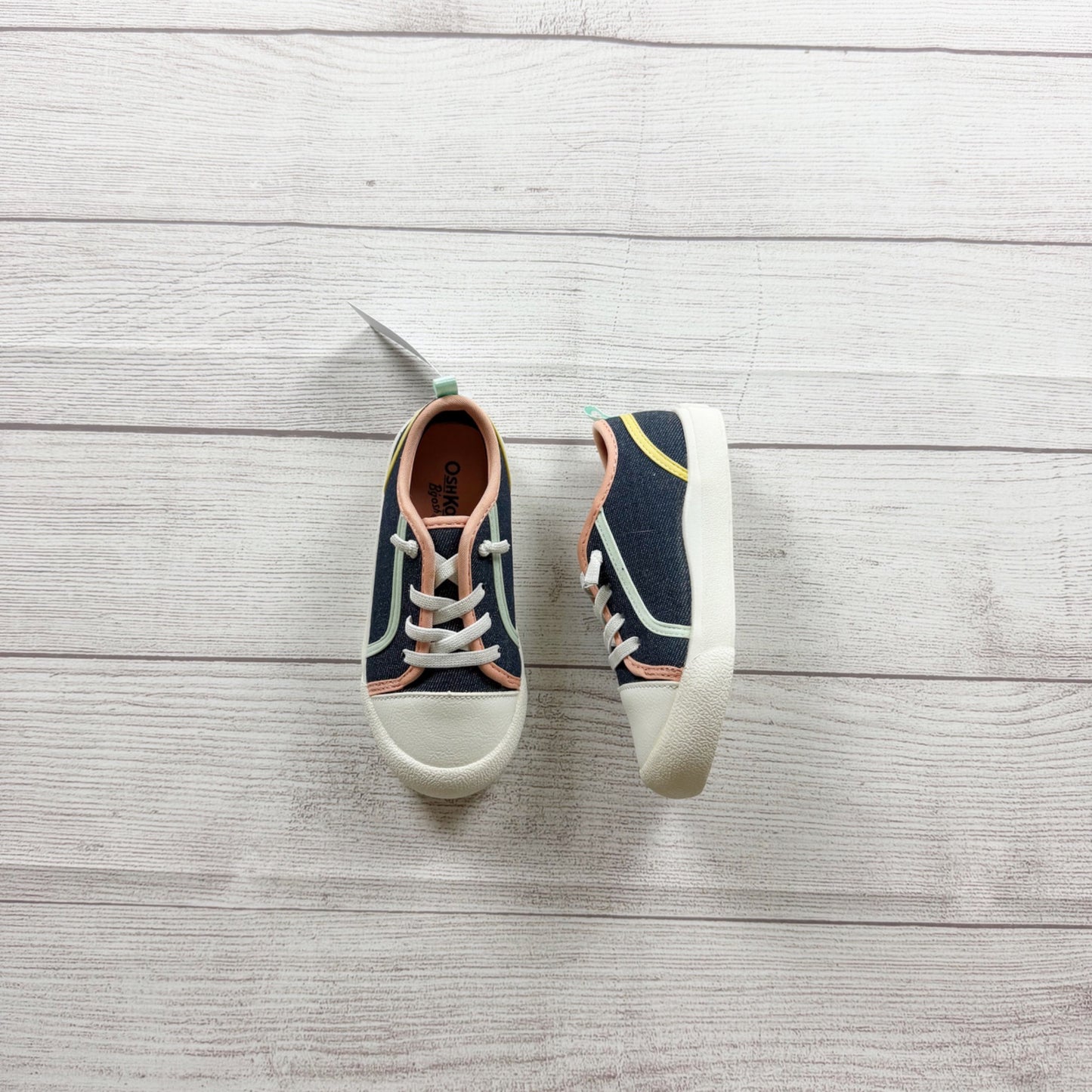 OshKosh Bgosh Toddler Girls Sneakers Lucie White Casual Lightweight NWT 9