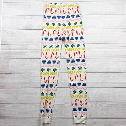 Hanna Andersson Organic Cotton Kids Holiday Pajama Set Candy Cane Fair Isle 12