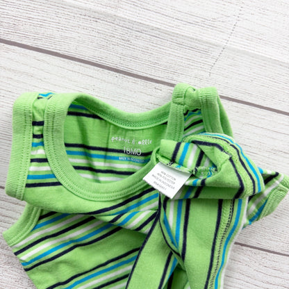 Peanut & Ollie Baby Boy Tank Top Striped Sleeveless Shirt 12-18 Months