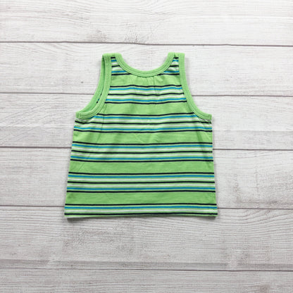 Peanut & Ollie Baby Boy Tank Top Striped Sleeveless Shirt 12-18 Months