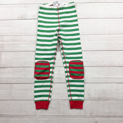 Hanna Andersson Kids Christmas Pajama Set Long Sleeve Striped Organic Cotton US 6-7