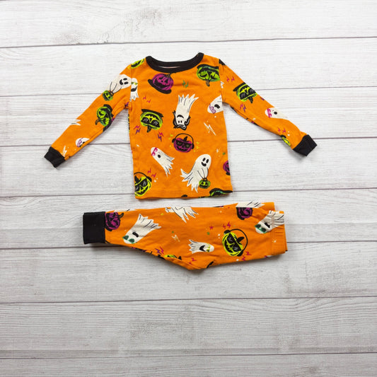 Hyde & Eek! Toddler Halloween Pajama Set Ghost Pumpkin Print 2T