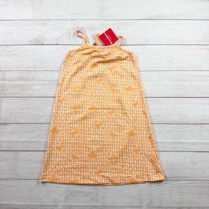 Hanna Andersson Girls Dress Sleeveless Sundress Spaghetti Strap Summer NWT 6-7