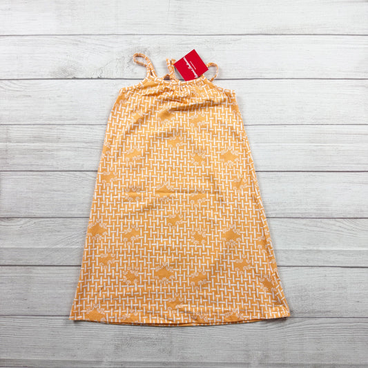 Hanna Andersson Girls Dress Sleeveless Sundress Spaghetti Strap Summer NWT 6-7