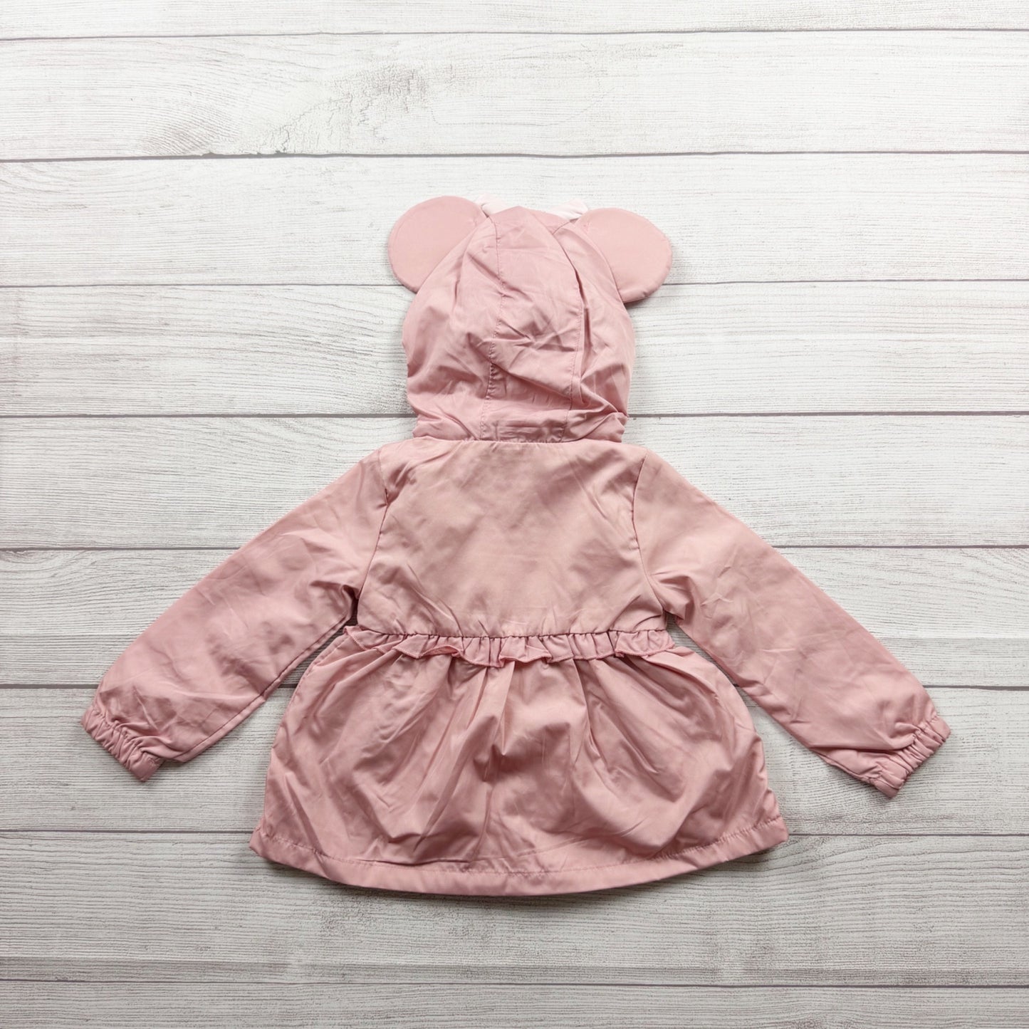 Minnie Mouse Toddler Girls Hooded Jacket Mouse Ears Pink 3T