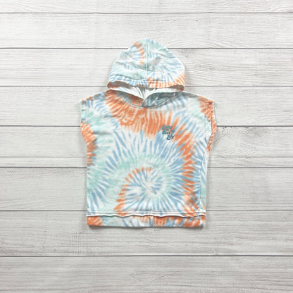 Garanimals Tie Dye Hooded Tank Top Sleeveless Hoodie “Living My Best Life” 3T