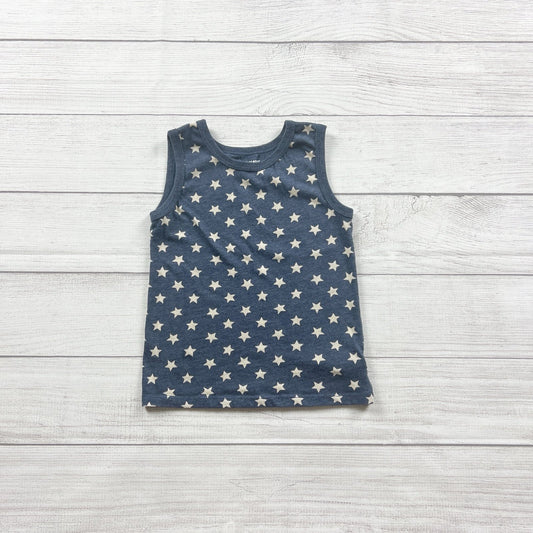 Old Navy Star Print Tank Top Blue Sleeveless Shirt 5T