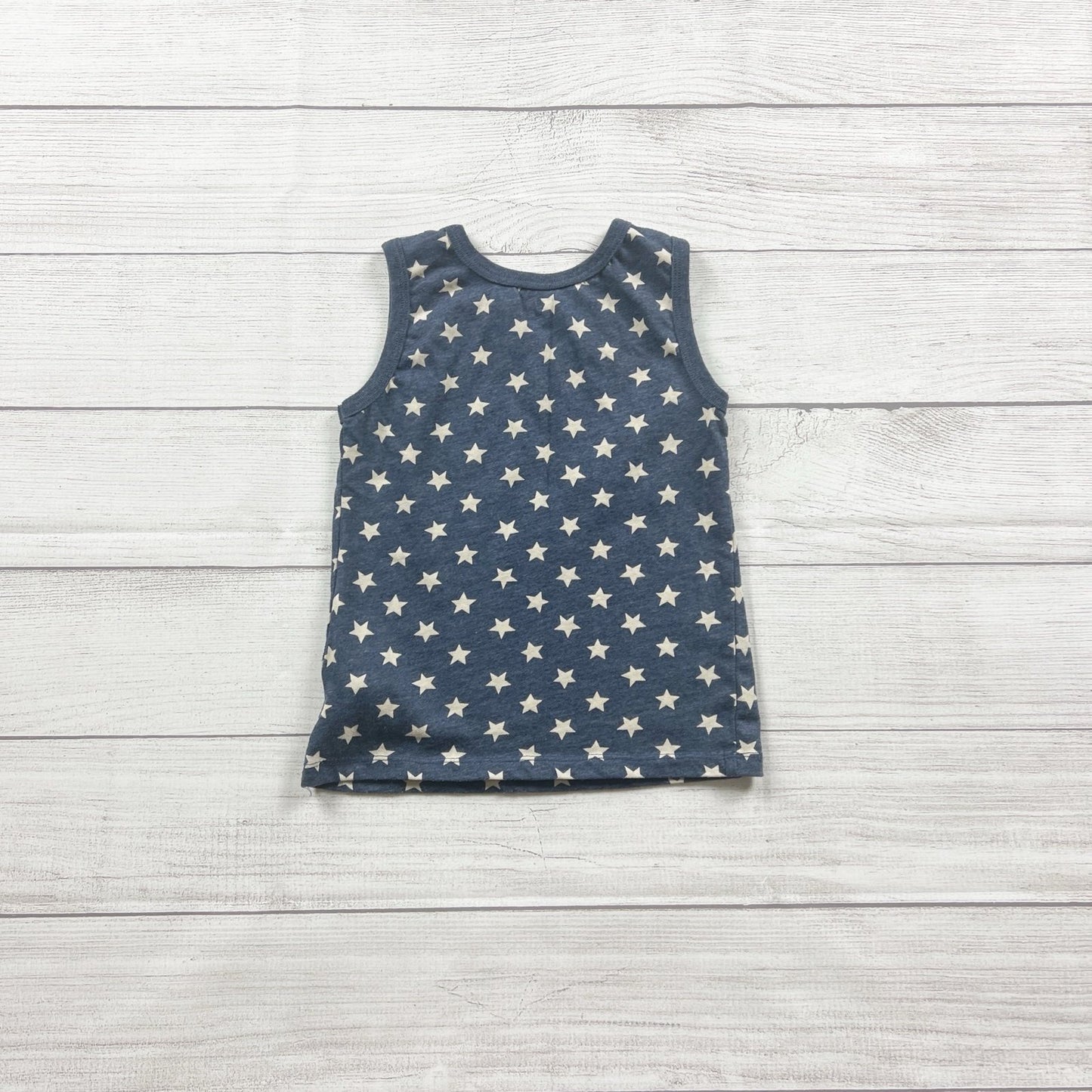 Old Navy Star Print Tank Top Blue Sleeveless Shirt 5T