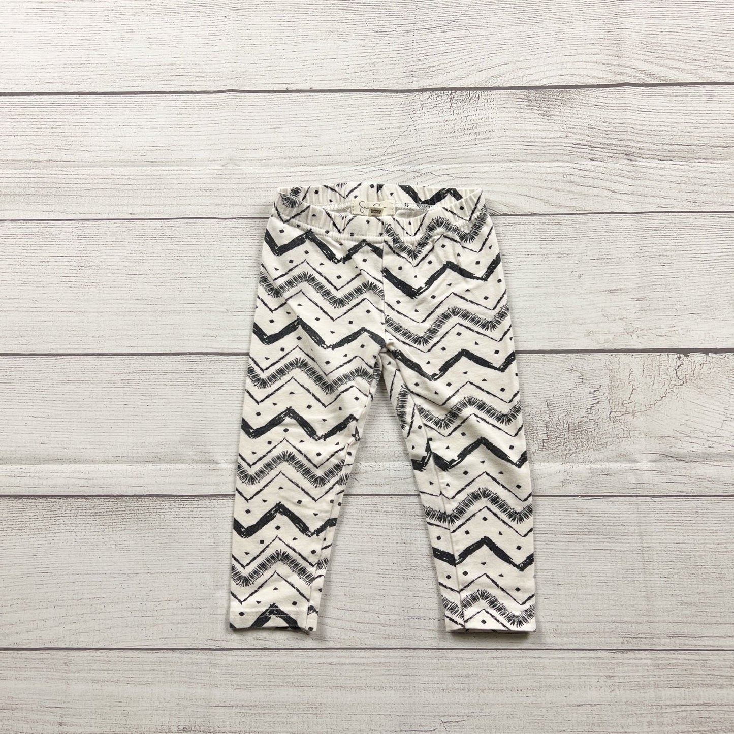 Jessica Simpson Baby Girls Chevron Print Leggings Stretch 9-12 Months