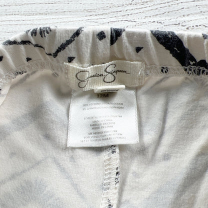 Jessica Simpson Baby Girls Chevron Print Leggings Stretch 9-12 Months