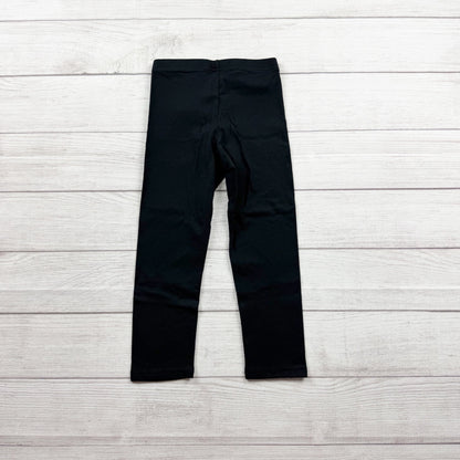Old Navy Girls Capri Leggings Black Stretch Pull-On Cropped Pants M 8