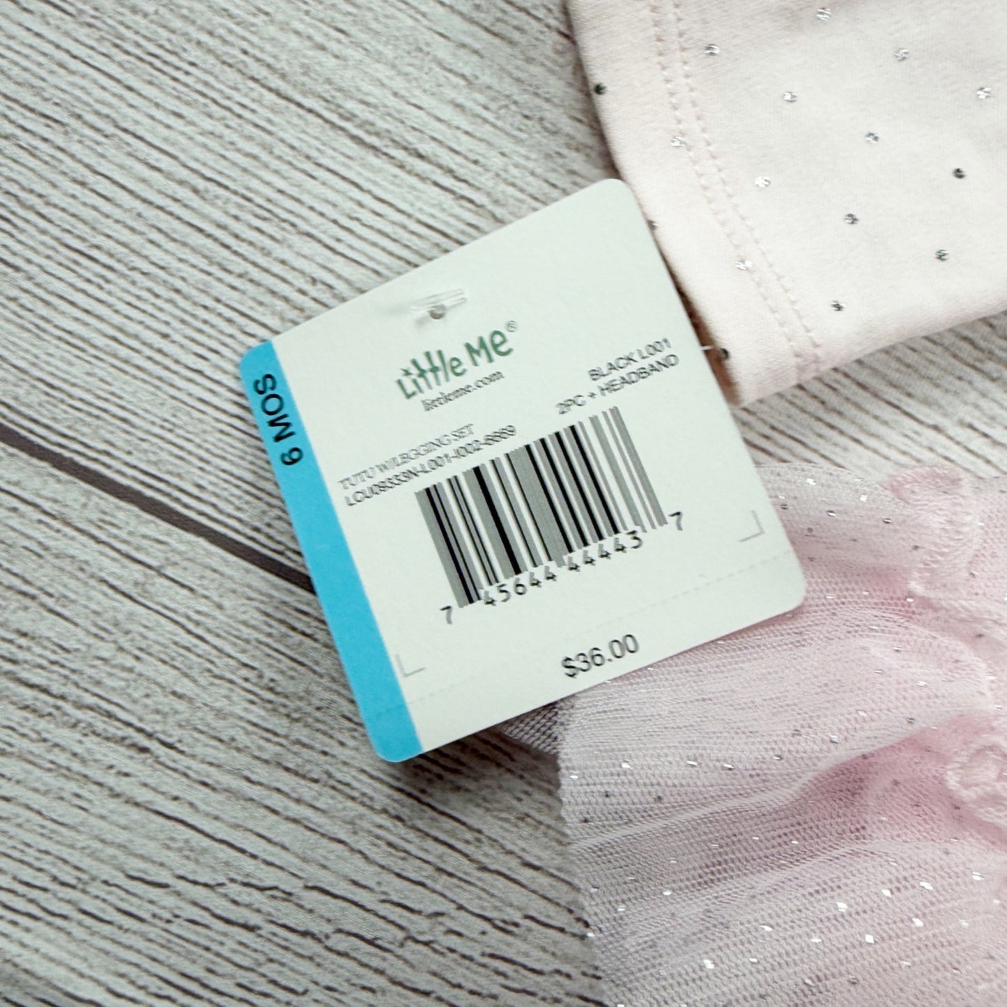 Little Me Baby Girl Outfit Tutu Dress Polka Dot Leggings Headband NWT 3-6 Months