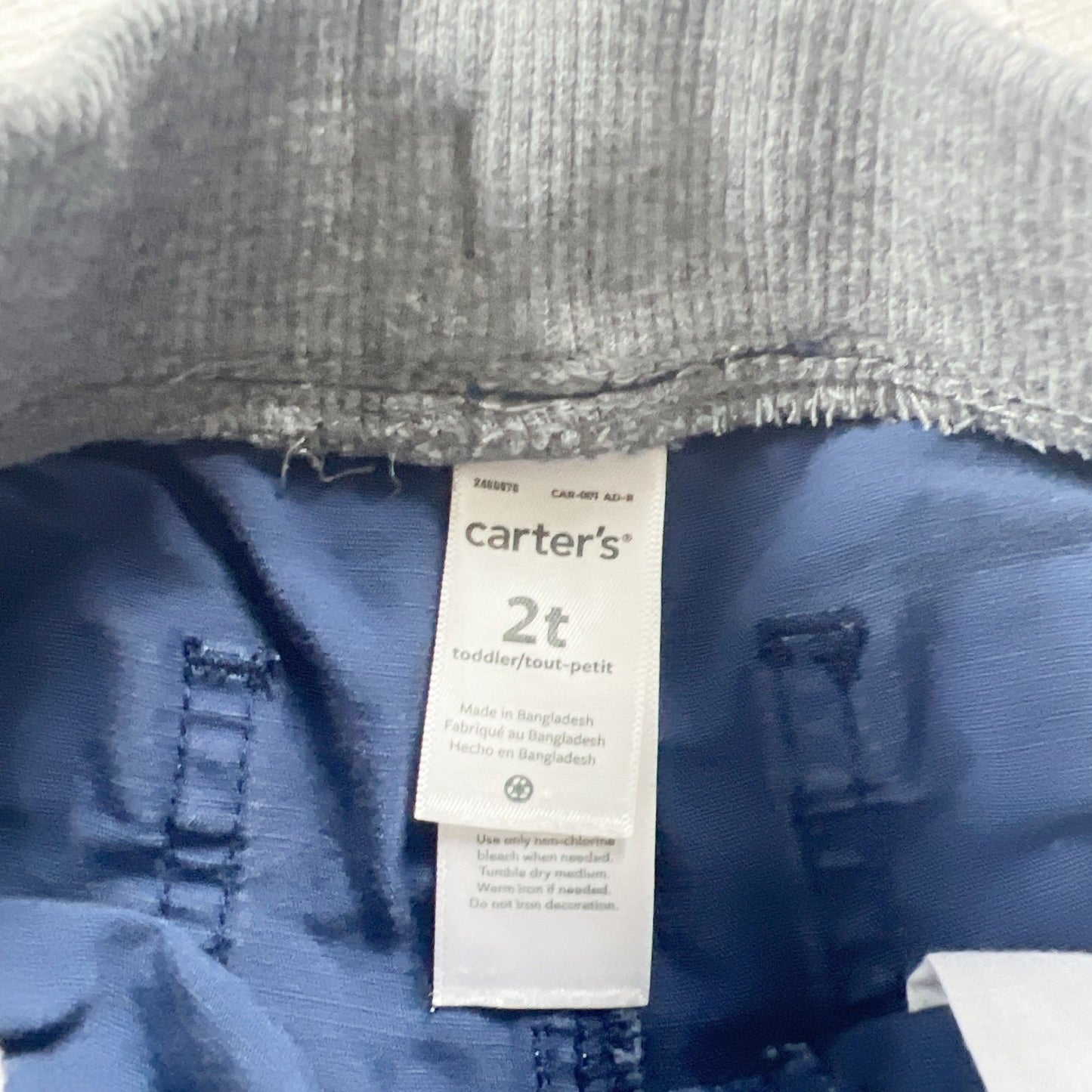 Carter’s Toddler Boys Shorts Blue Pull On Chino Shorts 2T