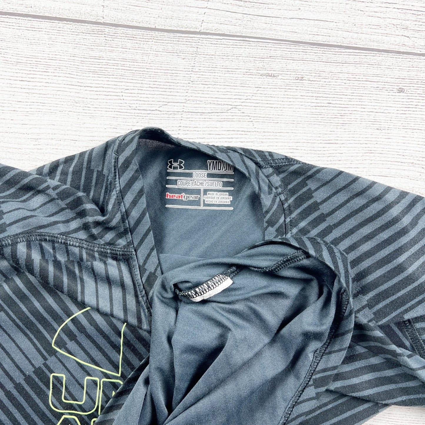 Under Armour Youth HeatGear Logo Graphic Tee Loose Fit Boys YMD