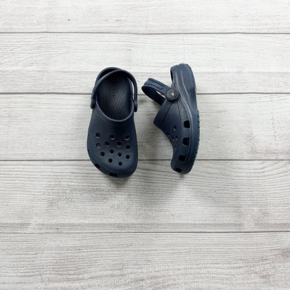 Crocs Kids Toddler Classic Clogs Navy Blue Slip-On Water Shoes 10