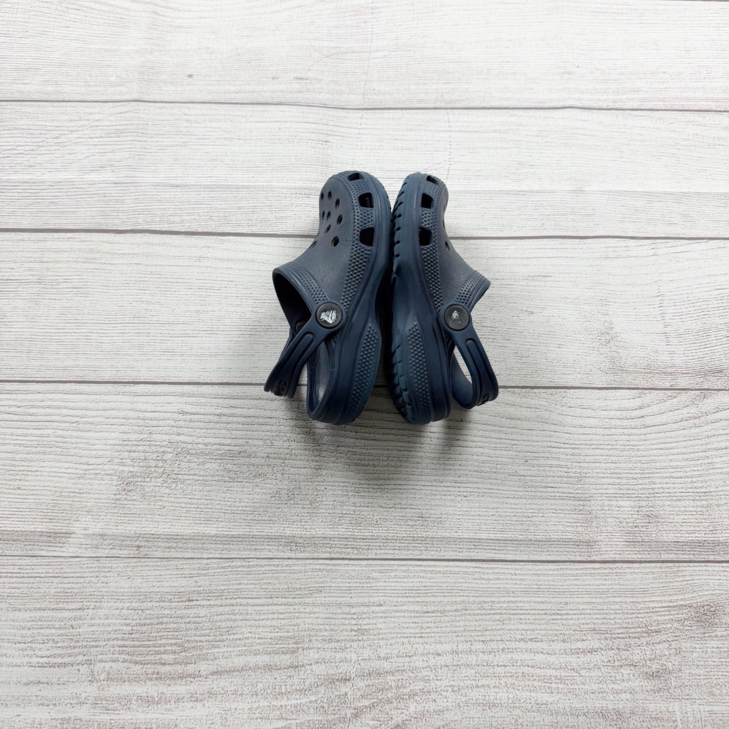 Crocs Kids Toddler Classic Clogs Navy Blue Slip-On Water Shoes 10