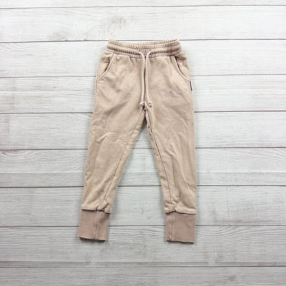 Little Wedgies Never Grow Up Jogger Pants Beige Pockets 4
