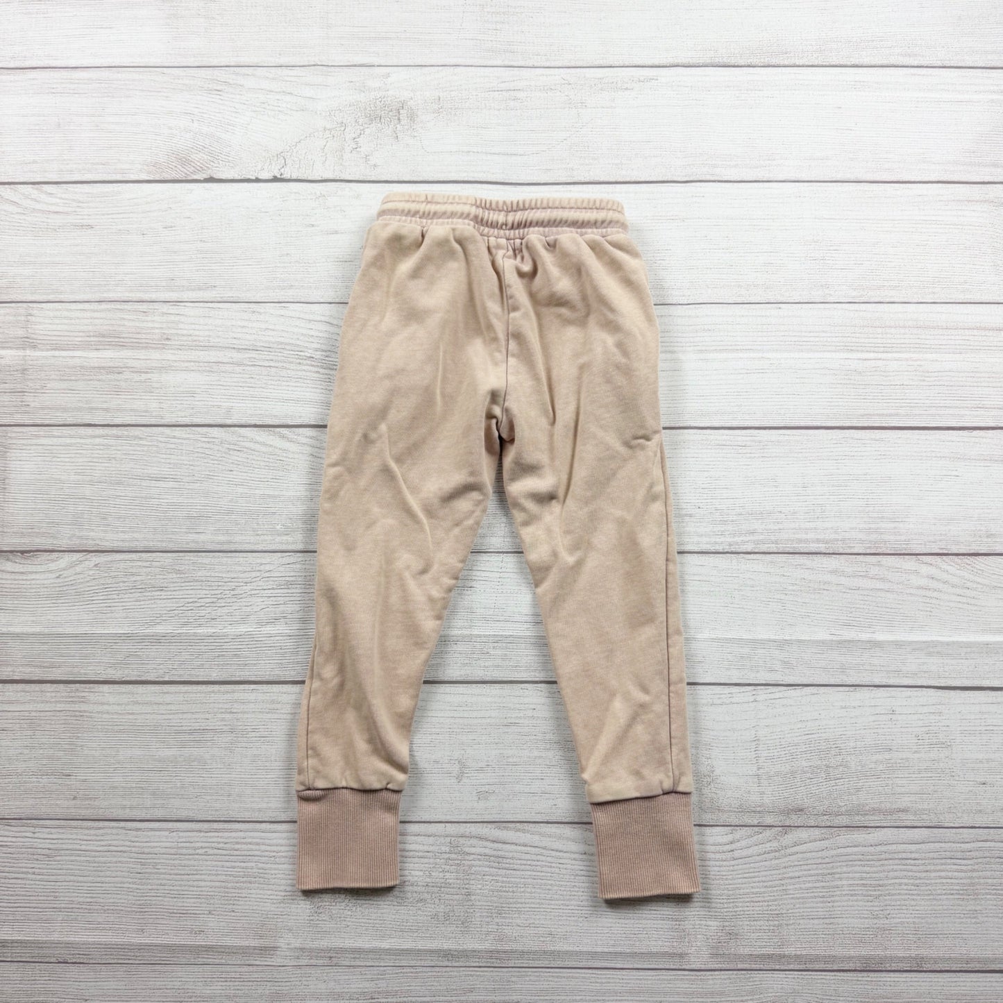 Little Wedgies Never Grow Up Jogger Pants Beige Pockets 4