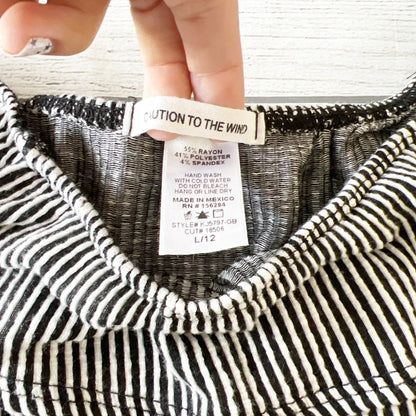 12 | Striped Romper