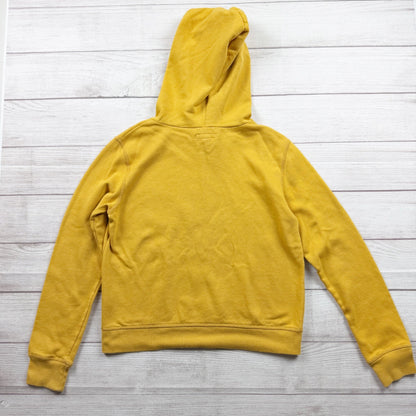 Aeropostale Yellow Fleece Lined Pullover Hoodie Small