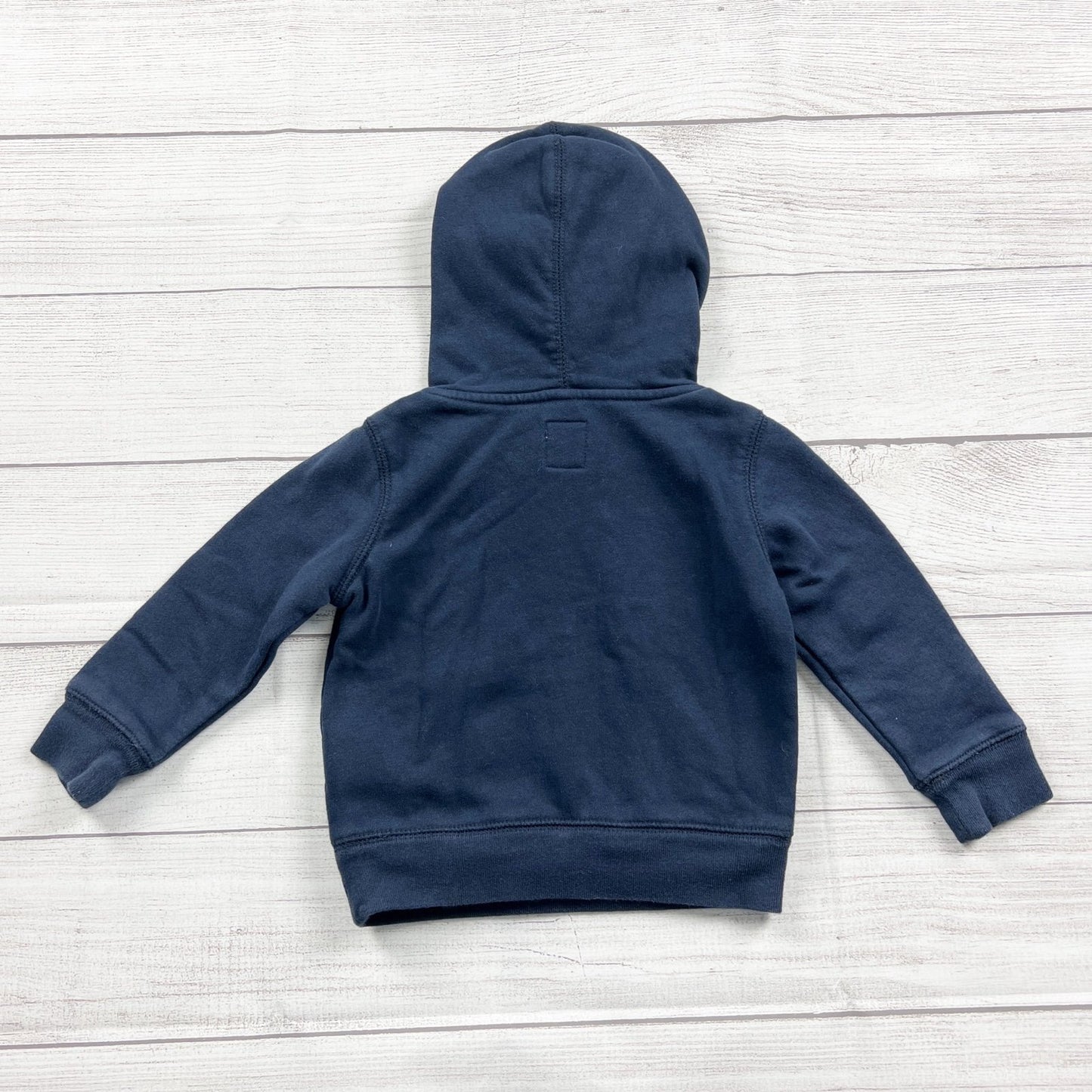 Gap Baby Toddler Navy Blue Pullover Hoodie Logo 18-24 Months