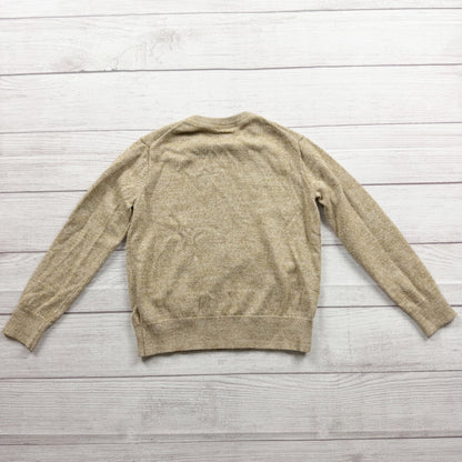 Gap Kids Beige Knit Sweater Long Sleeve Crewneck Pullover S 6-7