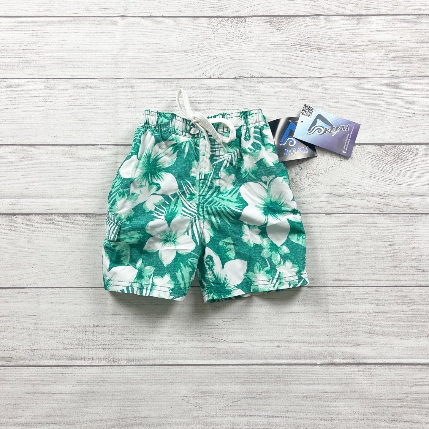 Kanu Surf Toddler Swim Trunks Tropical Floral Board Shorts Lined NWT 3T