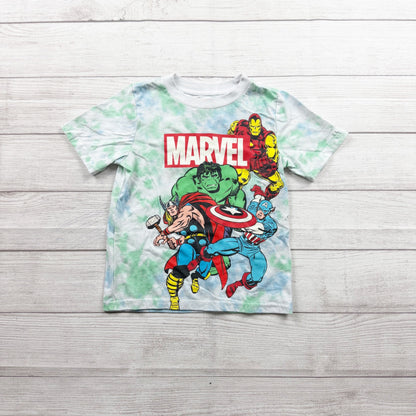 Marvel Avengers Boys Tie Dye Tee Hulk Thor Iron Man Captain America 5