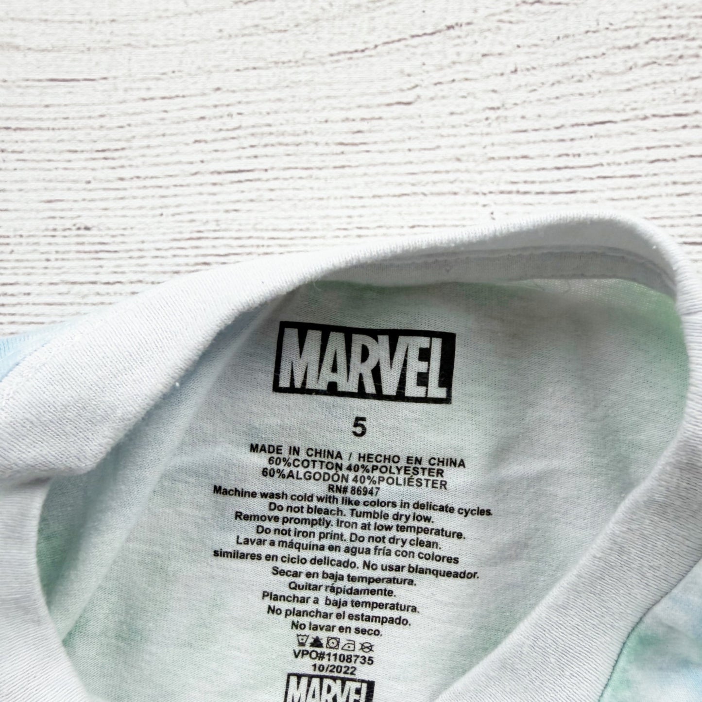 Marvel Avengers Boys Tie Dye Tee Hulk Thor Iron Man Captain America 5
