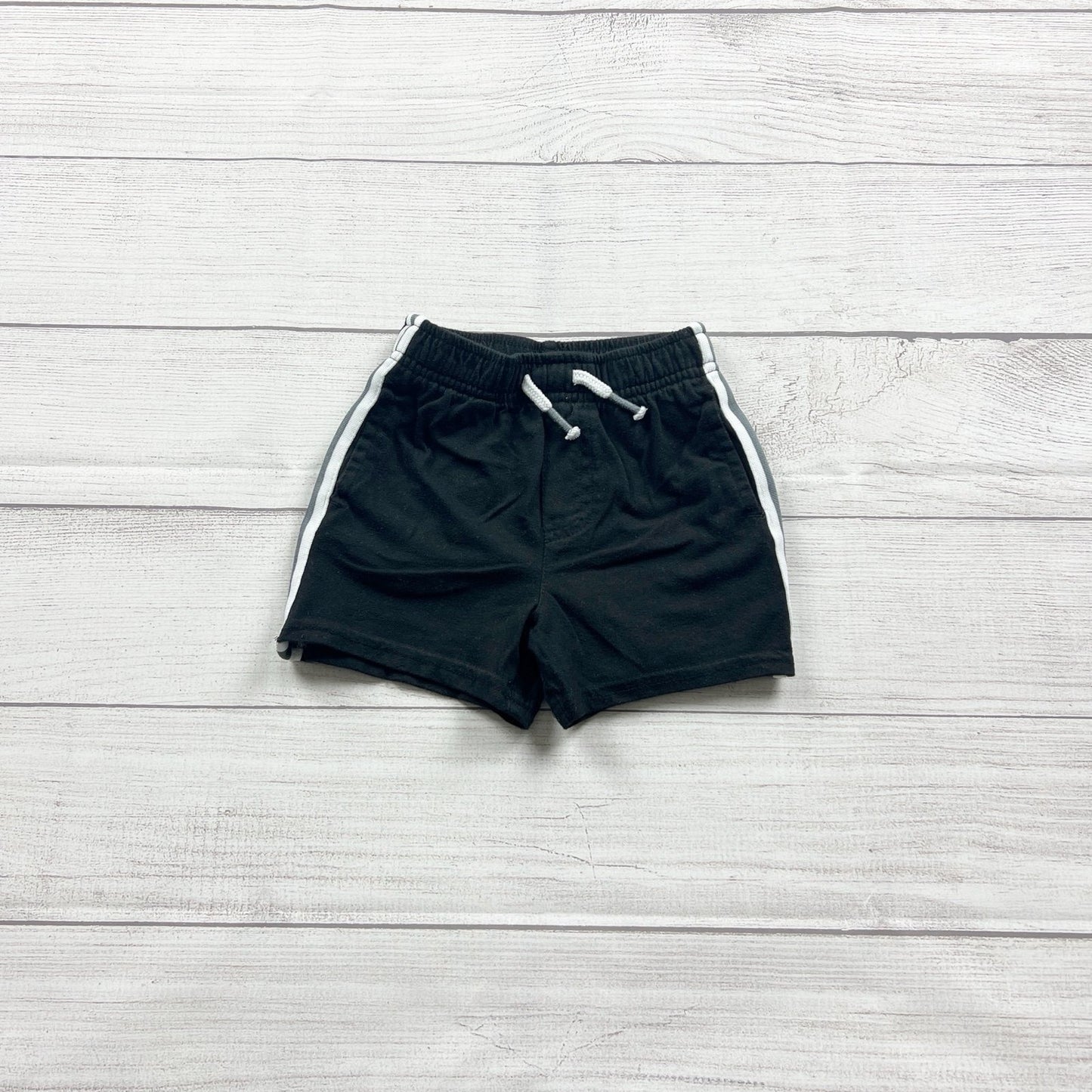 Garanimals Baby Boys Black Shorts Stripes 12-18 Months