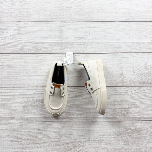 Old Navy Kids Canvas Slip On Sneakers Loafer Boat Shoes NWT 8 Toddler