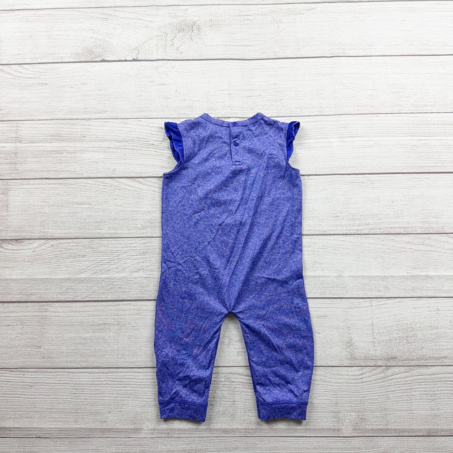 Under Armour Baby Romper “Love to Win” Sleeveless One Piece Ruffle 6-9 Months