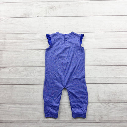 Under Armour Baby Romper “Love to Win” Sleeveless One Piece Ruffle 6-9 Months