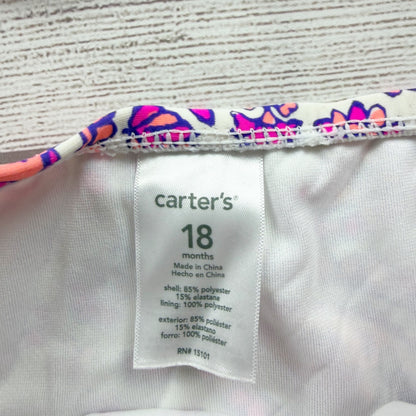 Carter's Paisley Print Two Piece Rash Guard Set Swimwear 12-18 Months