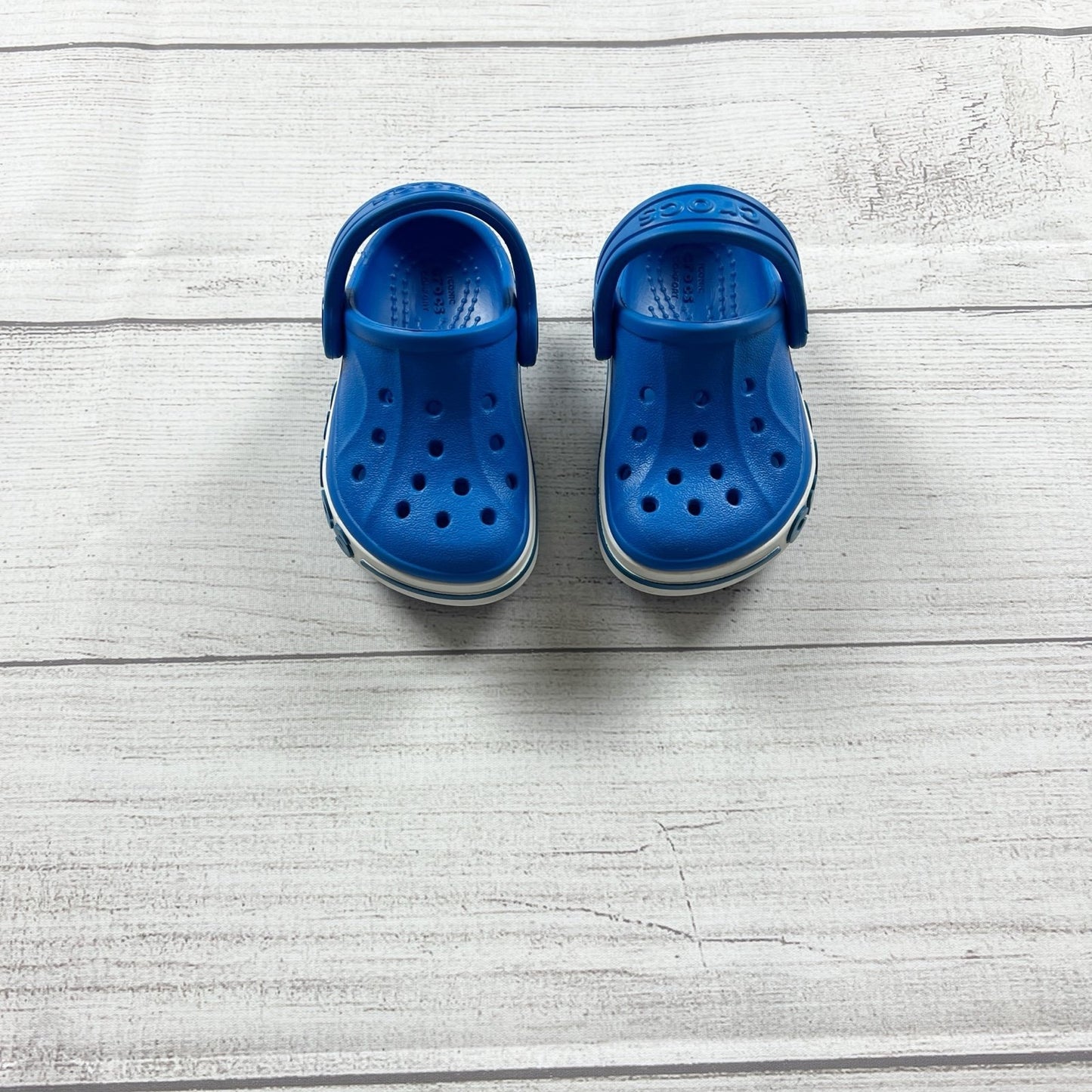Crocs Kids Clogs Blue Crocband Slip On Shoes Toddler Infant 4