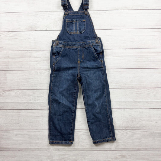 The Children's Place Denim Overalls Adjustable Straps Classic 4T