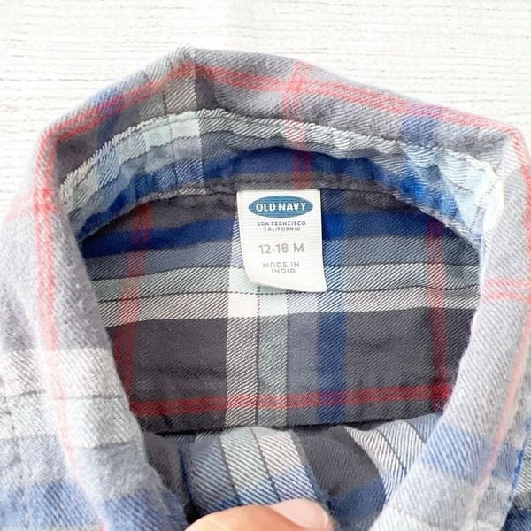 12-18M | Plaid Shirt