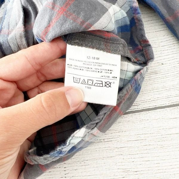 12-18M | Plaid Shirt