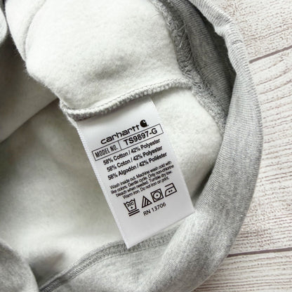 Carhartt Kids Hoodie Gray Fleece Pullover Sweatshirt with Logo NWT XS 7
