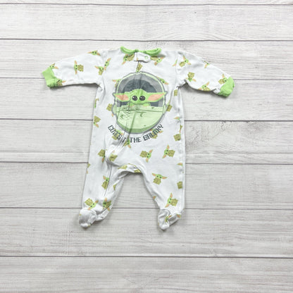 Star Wars Baby Grogu Footed Pajamas The Child Sleeper One Piece 3-6 Months