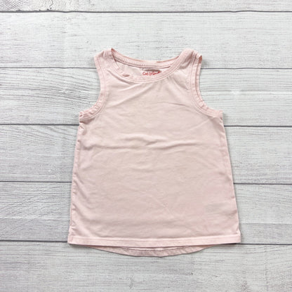 Cat & Jack Girls Light Pink Sleeveless Tank Top Casual Wear 4T