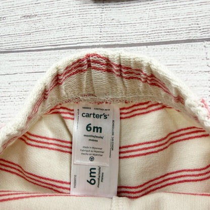 Carter's 3 Piece Sleeveless Bodysuit Tank Top Striped Shorts Set NWT 3-6 Months