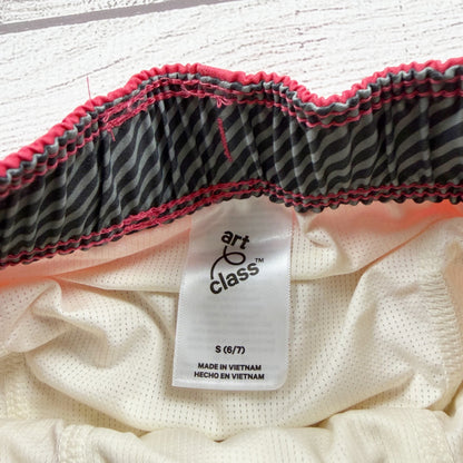 Art Class Kids Red White Blue Colorblock Board Shorts Swim Trunks NWT S 6-7