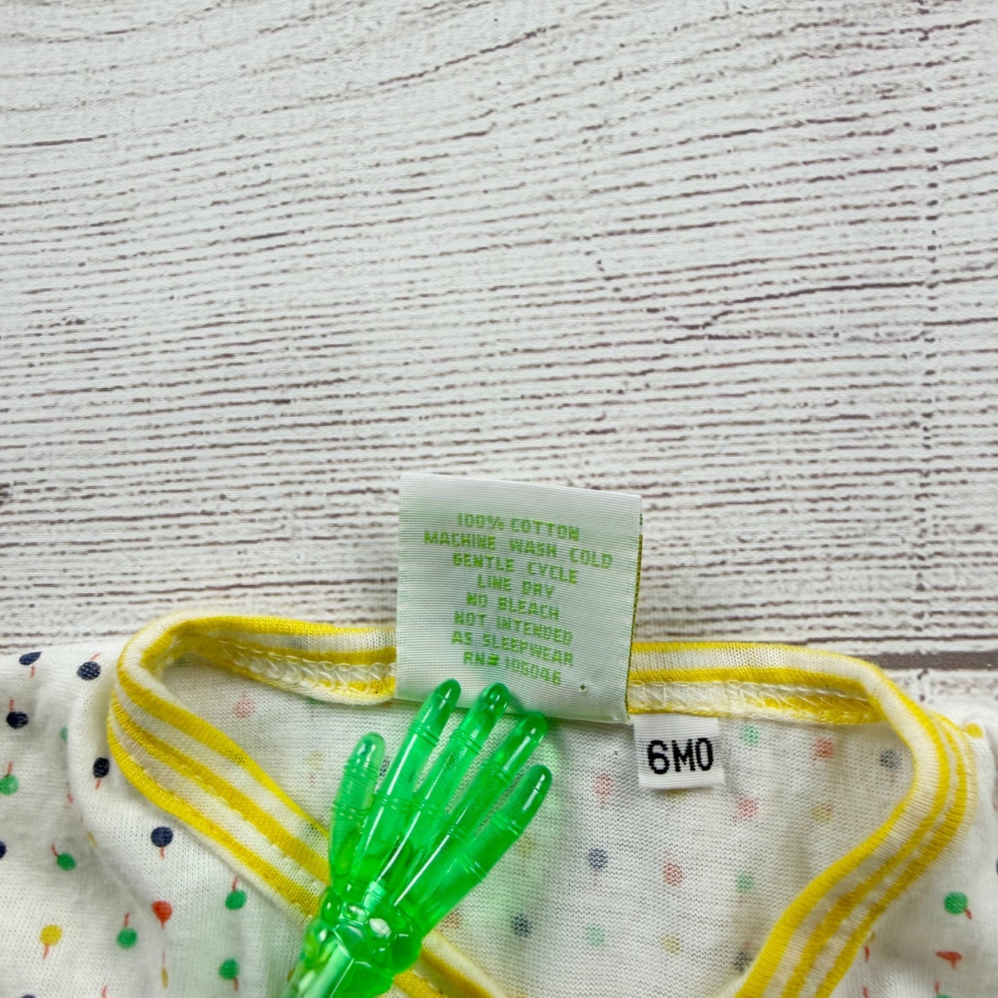 Kumquat Baby Romper Fruit Print Sleeveless Wrap One Piece Playsuit 3-6 Months
