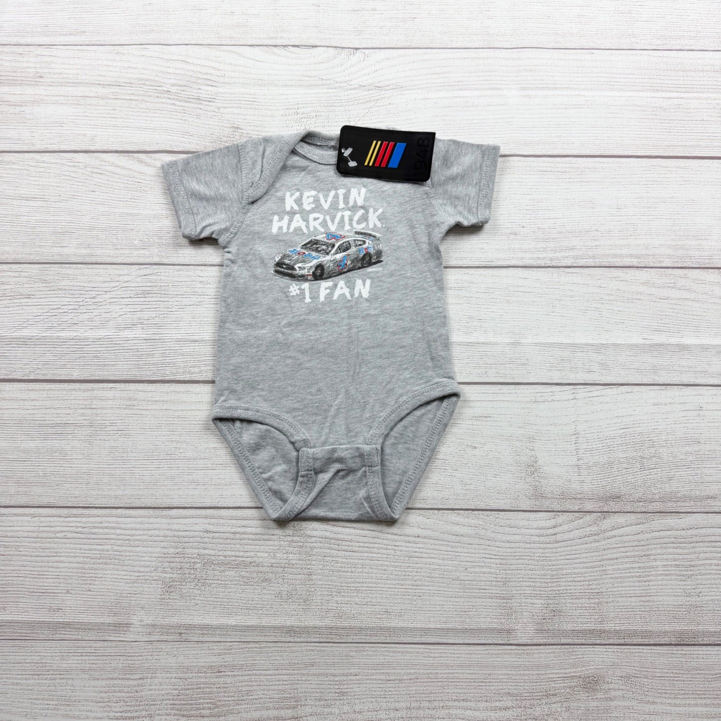 NASCAR Kevin Harvick Bodysuit Short Sleeve Stewart-Haas Racing NWT 9-12 Months