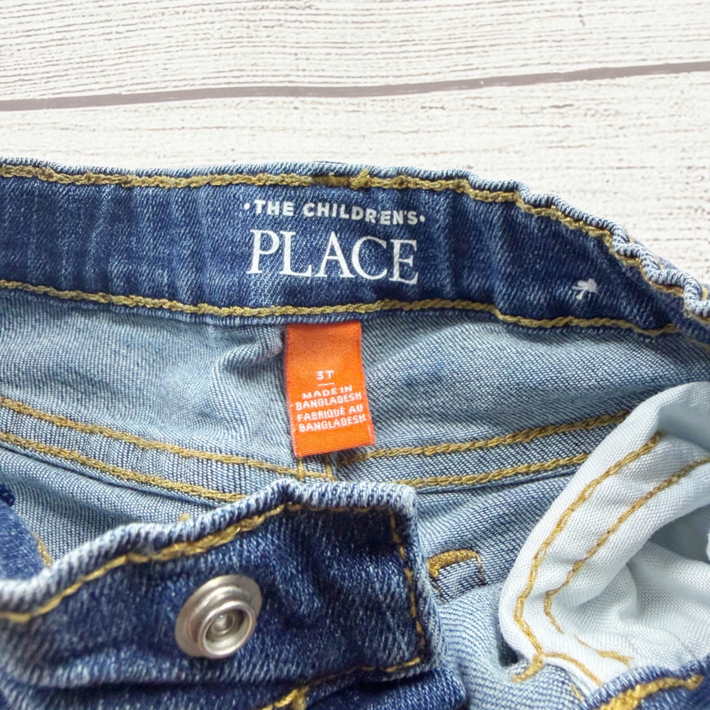 The Children’s Place Boys Denim Shorts Adjustable Waist Blue 3T