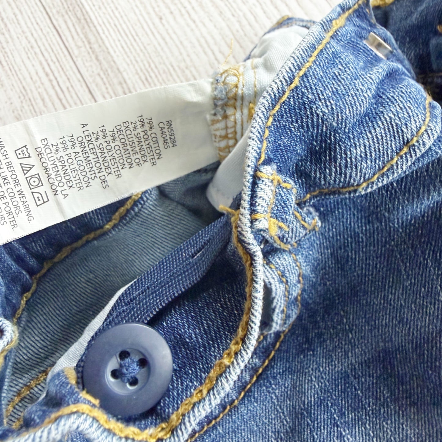 The Children’s Place Boys Denim Shorts Adjustable Waist Blue 3T