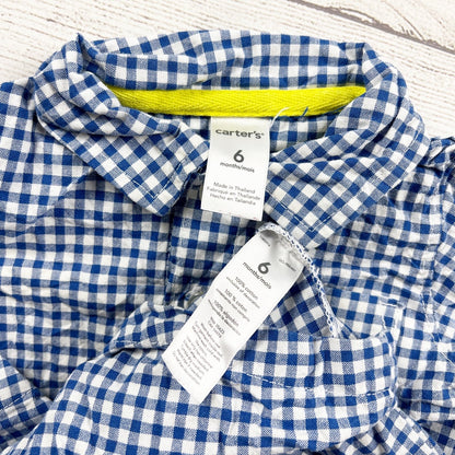 3-6M | Plaid Romper