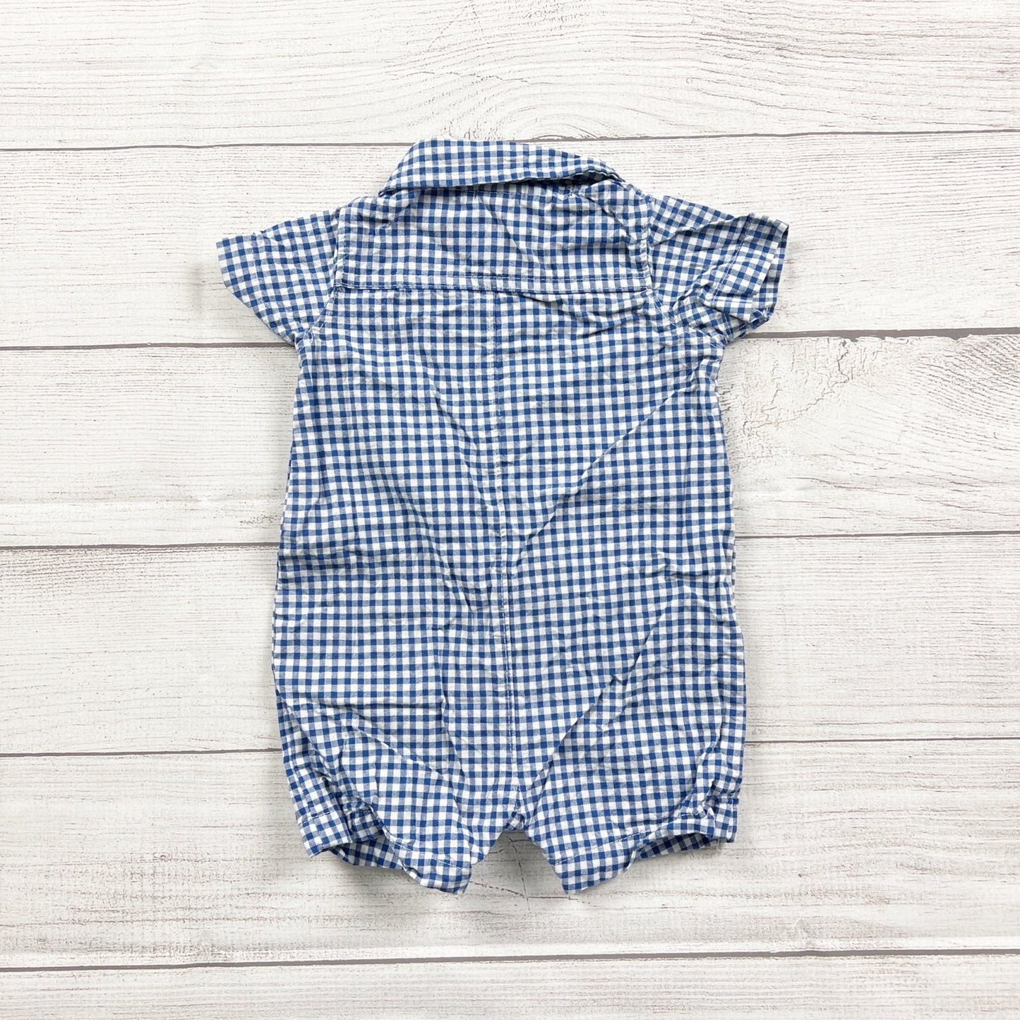 3-6M | Plaid Romper