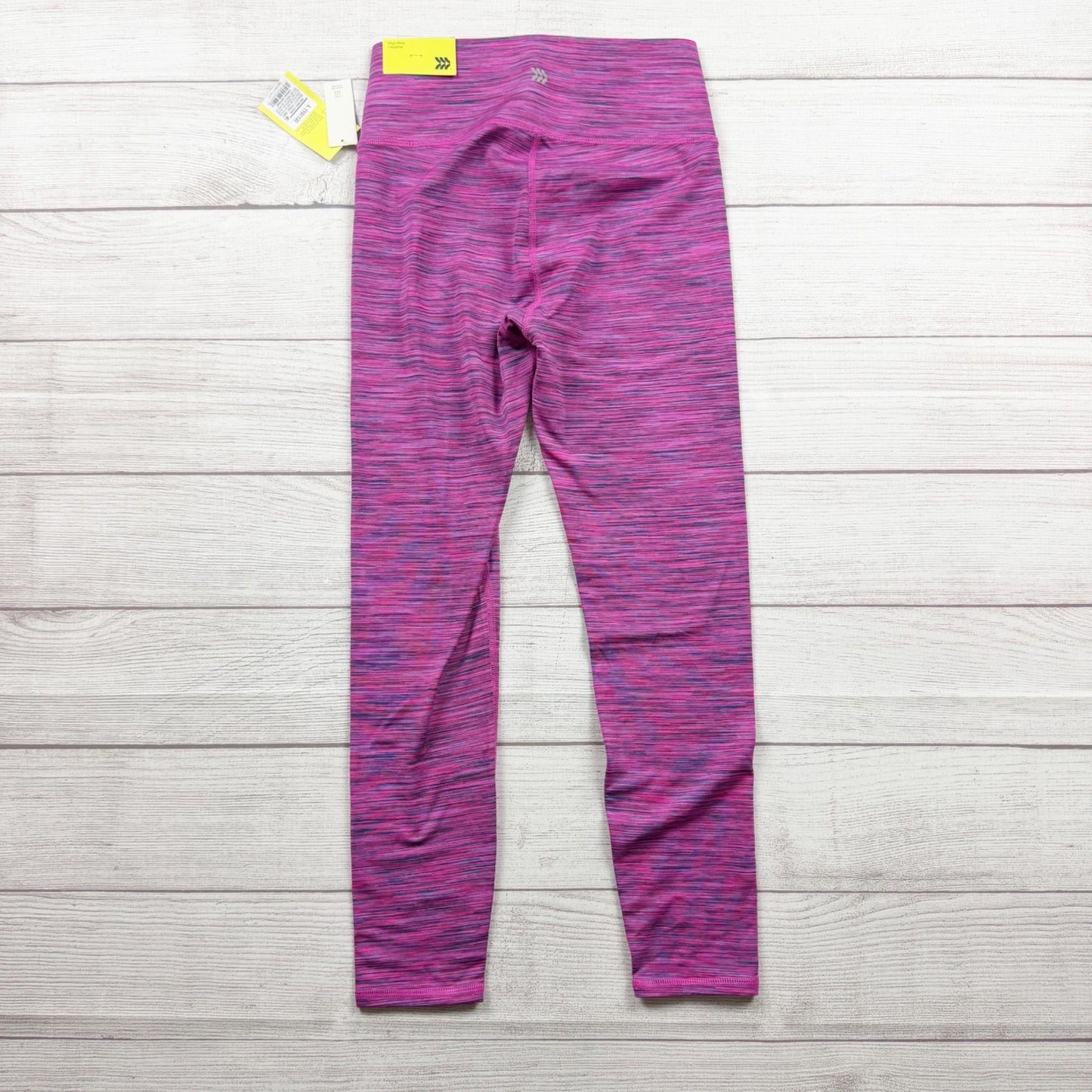 All In Motion High Waisted Striped Seamless Full Length Leggings NWT L 10-12
